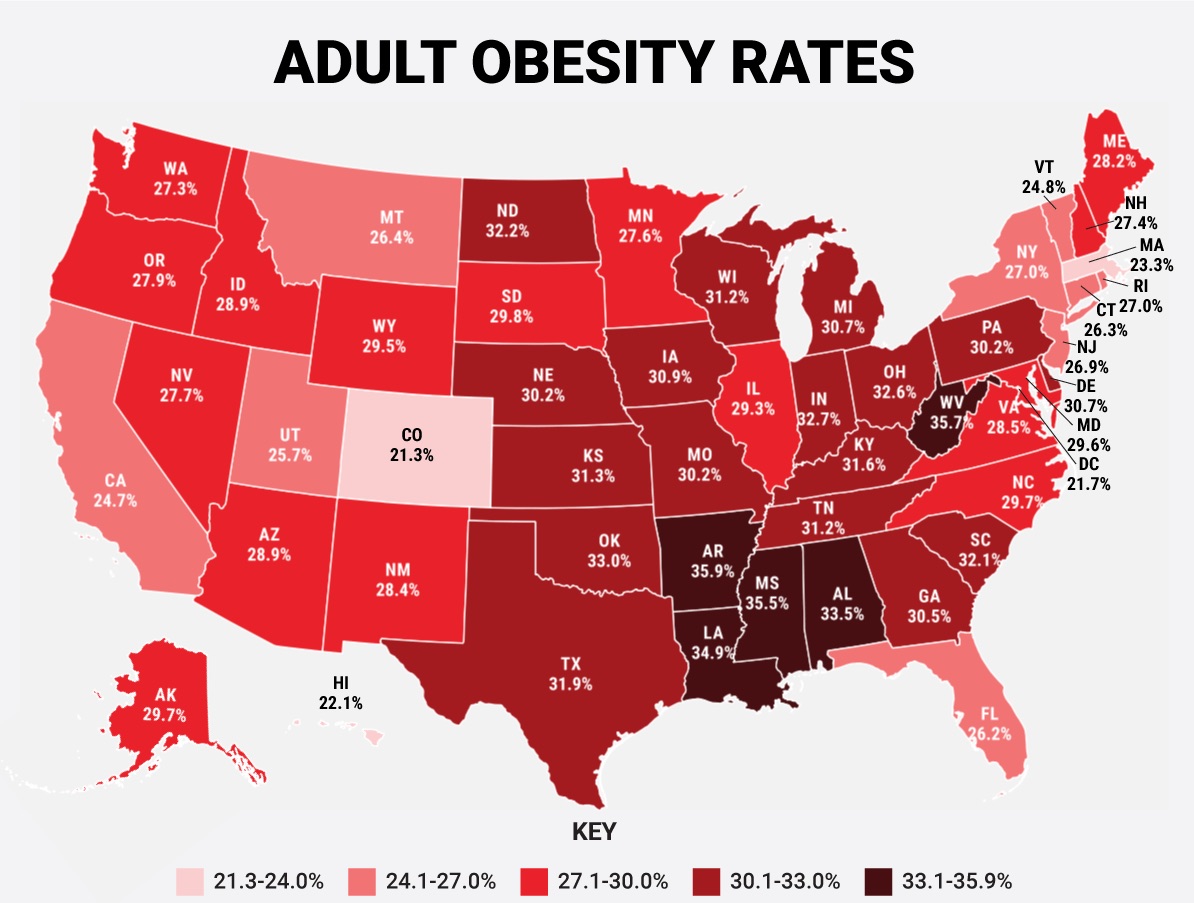 obesity-state-map